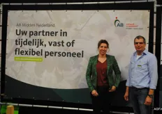 Sonja Haag en Dolf van Leeuwen van AB Werkt midden-Nederland.